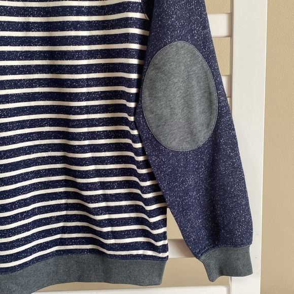 Hanna Andersson Boys Blue Striped Sweatshirt Size 12 - Picture 6 of 12